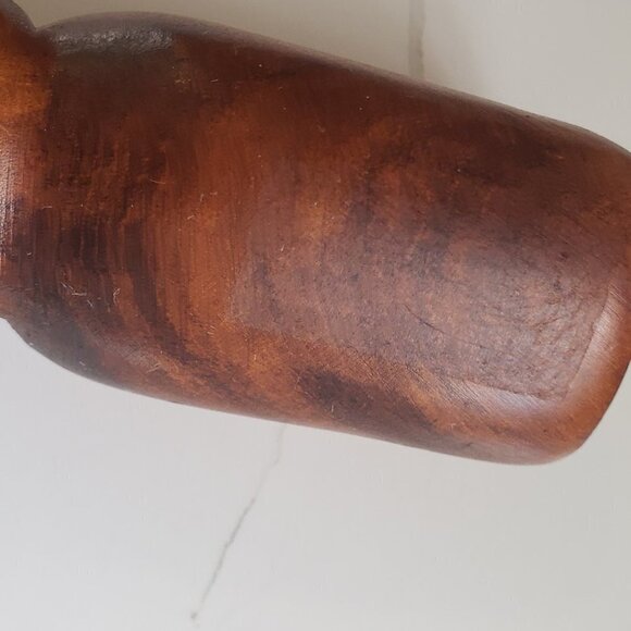 hand Carved Wooden Statue, 6" tall - Picture 9 of 14